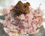 EPA＆DHAいっぱいな鯵のなめろう！作り方3写真