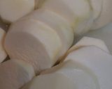♪里芋とベーコンの豆乳米粉グラタン♪作り方1写真