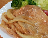 簡単やわらか～い☆豚こまのしょうが焼き作り方4写真