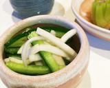 かぶの漬物。きゅうりとかぶ皮の酢の物。作り方4写真