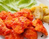 ●簡単！鶏胸肉のオイマヨ炒め●作り方4写真