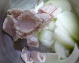 ブリのあら入りの味噌汁作り方1写真