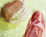 市販タレで簡単♡チーズ肉巻きおにぎり作り方4写真
