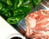 簡単⭐万願寺とうがらし・豚肉しょうが焼き作り方1写真