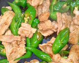 簡単⭐万願寺とうがらし・豚肉しょうが焼き作り方4写真