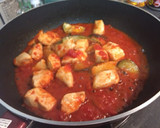 【簡単】鶏ササミとナスのトマト煮作り方3写真