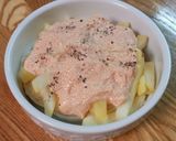 包丁いらず☆明太ポテトのココットカマン作り方4写真
