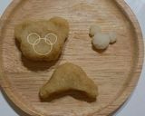 大根おろしアート　ダッフィー作り方1写真