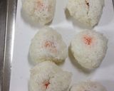 おいしい朝ごはん♪すじこおにぎり作り方4写真