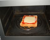 ハムとチーズのピザトーストふぅ（＾ε＾）作り方4写真