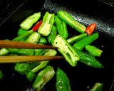 しし唐みそ作り方1写真