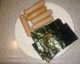朝食に！お弁当に！海苔ウインナー♪作り方1写真