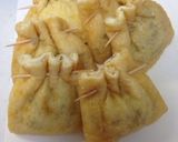 おいし〜！納豆青のりチーズの巾着焼き作り方3写真
