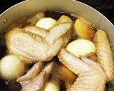 圧力鍋で手羽先と大根と卵のポン酢煮込み作り方4写真