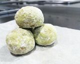 たっぷりナッツの抹茶スノーボール作り方8写真