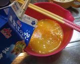 ポップコーンdeオムレツ♪作り方1写真