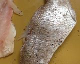 真鯛（白身魚）のねぎ油中華蒸し作り方1写真