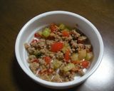 彩り野菜と豚ひき肉のココットカマン作り方7写真