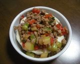 彩り野菜と豚ひき肉のココットカマン作り方9写真