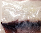 塩麹漬いかと白菜とにらのわたバタ炒め作り方1写真