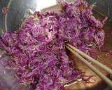 食用菊とホタテの酢の物いくら添え作り方6写真
