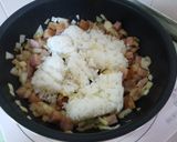 お豆入りチャーハン（ほんのり梅風味）作り方3写真