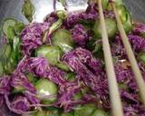 食用菊とホタテの酢の物いくら添え作り方7写真