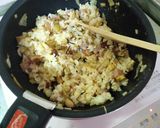 お豆入りチャーハン（ほんのり梅風味）作り方5写真