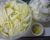 鮭と白菜のミルク煮作り方1写真