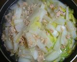 鮭と白菜のミルク煮作り方5写真