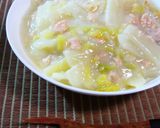 鮭と白菜のミルク煮作り方8写真