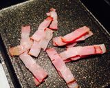 簡単！ベーコンとクルミのほうれん草サラダ作り方2写真