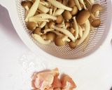 ♡しめじとほうれん草のミルク風味パスタ♡作り方2写真