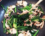 ♡しめじとほうれん草のミルク風味パスタ♡作り方7写真