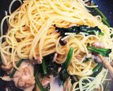 ♡しめじとほうれん草のミルク風味パスタ♡作り方10写真