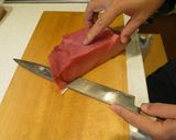 黒マグロの手巻き寿司作り方6写真