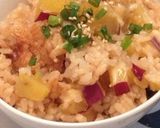 入れて炊くだけ♪薩摩芋の炊き込みご飯☆作り方4写真
