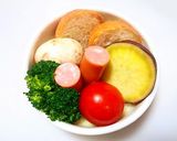 チーズフォンデュ風ココットカマン作り方4写真