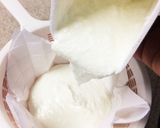 鮭フレークとクリチのバゲットサンド作り方2写真