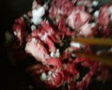 牛肉と春菊の混ぜご飯作り方2写真