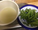 簡単おつまみ☆わさび枝豆作り方1写真