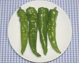 乾燥万願寺唐辛子と豚肉でオイスター炒め作り方1写真