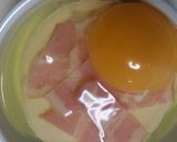 朝食に！ ベーコンエッグのココットカマン作り方5写真