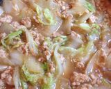 白菜たっぷり☆麻婆春雨♪作り方3写真