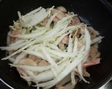 めんつゆで簡単に！白菜のあんかけパスタ作り方3写真