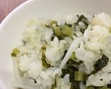 菜っ葉飯✿バターライス作り方4写真