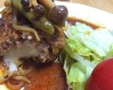 ココットカマンでチーズインハンバーグ作り方8写真