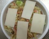 めんたいチーズもんじゃ風ココットカマン作り方3写真