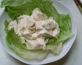 居酒屋☆蒸し鶏と豆腐のサラダ作り方2写真