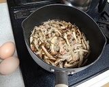 きのこ玉子丼作り方2写真